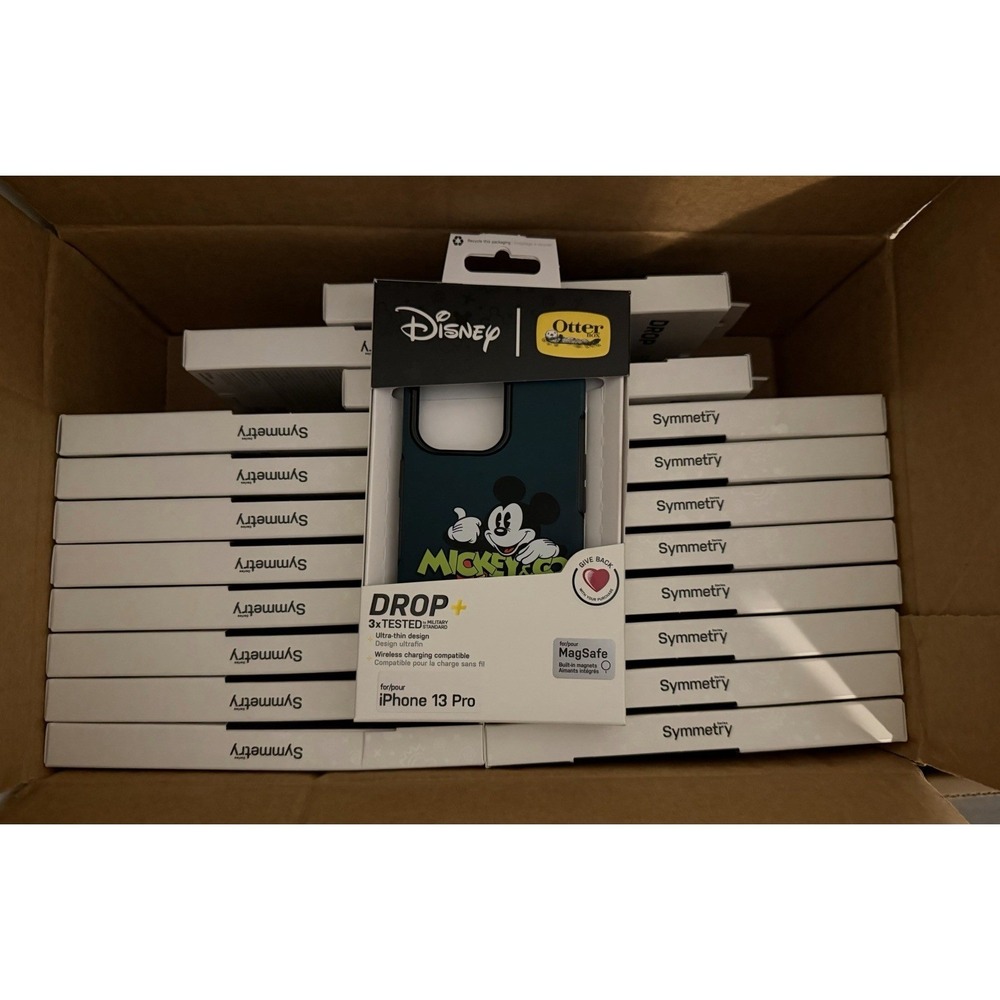 Disney OtterBox Mickey & Co. Drop+, Mag Safe Case For iPhone 13 Pro- SET OF 20!!
